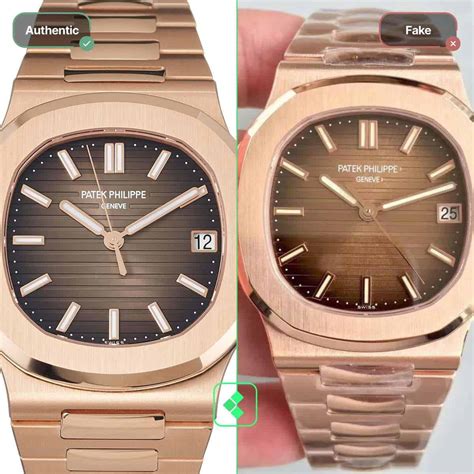 real vs fake patek philippe nautilus